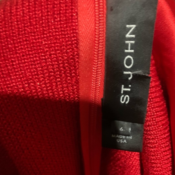 St John red dress - Picture 4 of 8